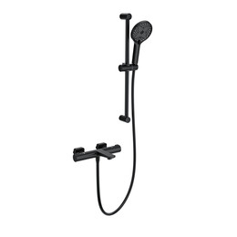 Смесители для ванны с термостатом Wonzon & Woghand WW-C2021-A-MB, чёрный фото 