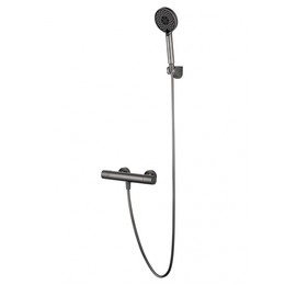 Смесители для душа с термостатом Wonzon & Woghand Inn WW-B2029-A-BGG, тёмный графит фото 