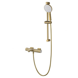 Смесители для ванны с термостатом Wonzon & Woghand Solid WW-C2011-A-BG, золото фото 