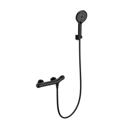 Смесители для душа с термостатом Wonzon & Woghand T-1000 WW-B2057-A-MB, чёрный фото 
