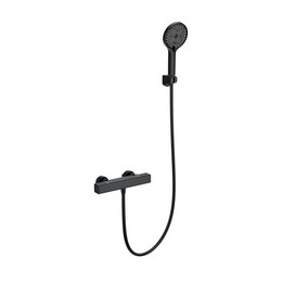 Смесители для душа с термостатом Wonzon & Woghand Stay WW-B2016-A-MB, чёрный фото 