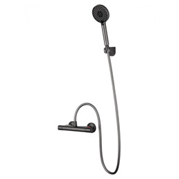 Смесители для душа с термостатом Wonzon & Woghand Inn WW-B1005-A-BGG, тёмный графит фото 