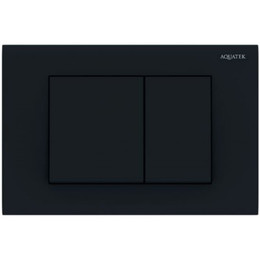 Кнопка смыва Aquatek KDI-0000012, чёрный матовый фото 