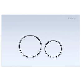 Кнопка смыва Aquatek KDI-0000015, белый фото 