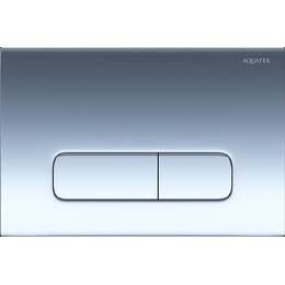 Кнопка смыва Aquatek KDI-0000016, хром глянцевый фото 