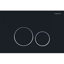 Кнопка смыва Aquatek KDI-0000020, чёрный матовый фото 