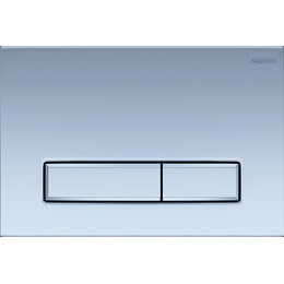 Кнопка смыва Aquatek Slim KDI-0000024, хром матовый фото 