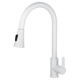 Смесители для кухни Wonzon & Woghand WW-121E201L-MW, белый фото 