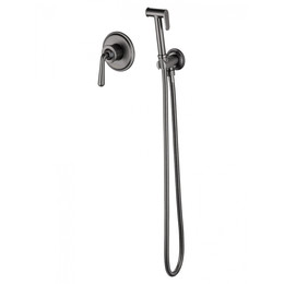 набор для гигиенического душа Wonzon & Woghand Steam WW-88849008-BGM (со скрытой частью) тёмный графит фото 