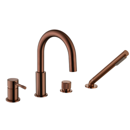 Смеситель для ванны Boheme Uno 460-BRB, брашированная бронза фото 