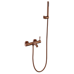 Смеситель для ванны Boheme Uno 463-CB, брашированная медь фото 