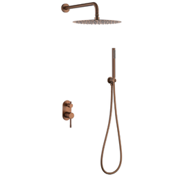 Душевая система для душа Boheme Uno 464-BRB (со скрытой частью) брашированная бронза фото 