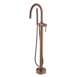 Смеситель для ванны напольный Boheme Uno 469-BRB, брашированная бронза фото 
