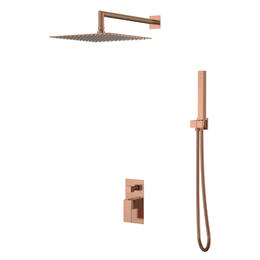 Душевая система для душа Boheme Qubic 474-3-CB (со скрытой частью) брашированная медь фото 