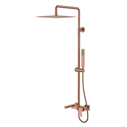 Душевая стойка Boheme Qubic 478-CB, брашированная медь фото 