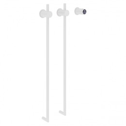 Полотенцесушитель электрический Abber Charme П2 800x345 мм AH4002MW, белый матовый фото 