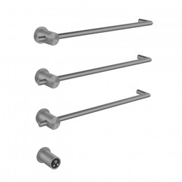 Полотенцесушитель электрический Abber Charme П3 495x520 мм AH4003BST, сталь брашированная фото 