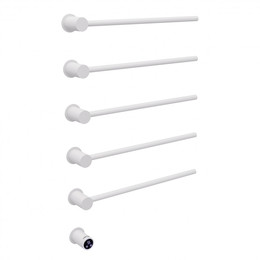 Полотенцесушитель электрический Abber Charme П5 795x520 мм AH4005MW, белый матовый фото 