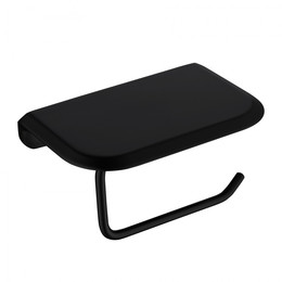 Держатель для туалетной бумаги Abber Nord AA1530B, цвет чёрный матовый фото 