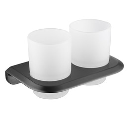 Стакан двойной для зубных щеток Abber Nord AA1557NG, цвет никель фото 