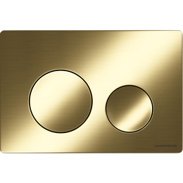 Кнопка смыва Ceramicanova Balance Circle CN12-001BG, брашированное золото фото 