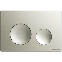 Кнопка смыва Ceramicanova Balance Circle CN12-001BN, брашированный никель фото 