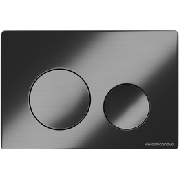Кнопка смыва Ceramicanova Balance Circle CN12-001GG, вороненая сталь фото 