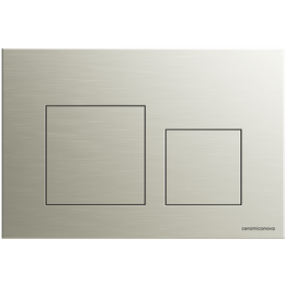 Кнопка смыва Ceramicanova Balance Square CN12-002BN, брашированный никель фото 