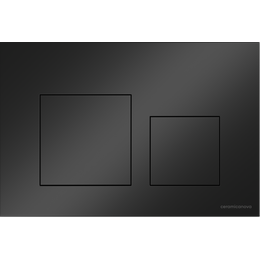 Кнопка смыва Ceramicanova Balance Square CN12-002MB, чёрный матовый фото 