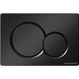 Кнопка смыва Ceramicanova Balance Sphere CN12-003MB, чёрный матовый фото 