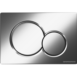 Кнопка смыва Ceramicanova Balance Sphere CN12-003M, хром матовый фото 