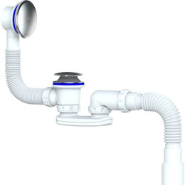 Сифон для ванны Unicorn S122E Click-clack фото 