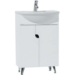 Тумба напольная с раковиной Акватон Панда 50 см 1A0537K0PD010, белый фото 