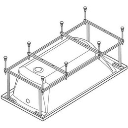 Каркас для ванны XL 170x75 Santek Монако, Тенерифе фото 