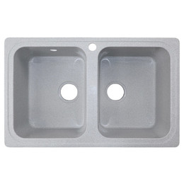 Кухонная мойка Azario Alba CS00105219, серый фото 