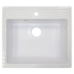 Кухонная мойка Azario Onda CS00105221, белый фото 