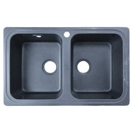 Кухонная мойка Azario Alba CS00105217, чёрный фото 