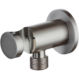 Шланговое подсоединение с держателем Allen Brau Priority 5.31015-BN, никель браш фото 