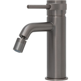 Смеситель для биде Allen Brau Priority 5.31A04-MG (с донным клапаном) графит браш фото 