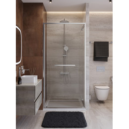 Душевая дверь Cezares Lux 100 см LUX-B-FS-1-100-C-CR, хром/прозрачное фото 