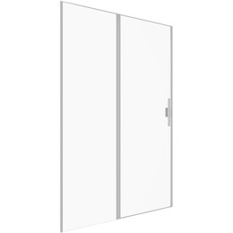 Душевая дверь Allen Brau Priority 120 см 3.31008.BA, серебро браш/прозрачное фото 