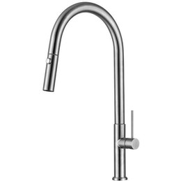 Смеситель для кухни Allen Brau Sprungfeder 5.60002-SS, сталь браш фото 