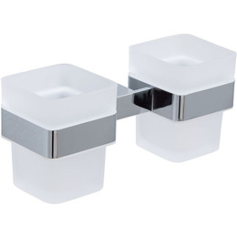 Стакан двойной Allen Brau Infinity 6.21003-00, цвет белый/хром фото 