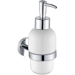 Дозатор для жидкого мыла Allen Brau Priority 6.31006-00, цвет белый/хром фото 