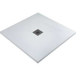 Каменный поддон Allen Brau Priority 90x80 см 8.31001-21, белый камень фото 