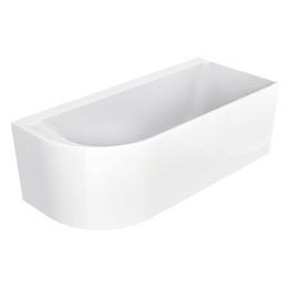 Ванна акриловая Azario Creo Ceramique Mist B 180x80 см AZ-8649-B-1.8, в комплекте с сифоном и металлической рамой фото 