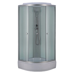 Душевая кабина Loranto 90x90 см CS-985TM/W-90, хром/матовое фото 