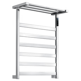 Полотенцесушитель электрический Wonzon & Woghand Frankfurt с полкой П7 450x640 мм WW-A1026-CR фото 