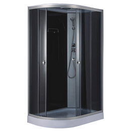 Душевая кабина Loranto 120x80 см CS-877EATM/B-120, хром/тонированное фото 