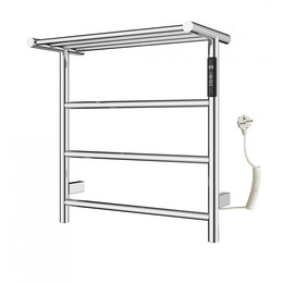 Полотенцесушитель электрический Wonzon & Woghand Bonn с полкой П4 450x500 мм WW-AL402-CR фото 